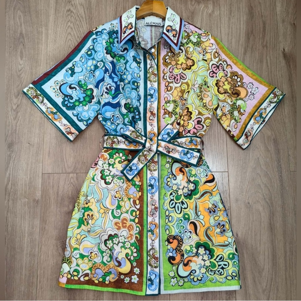 ALEMAIS Dreamer linen minidress